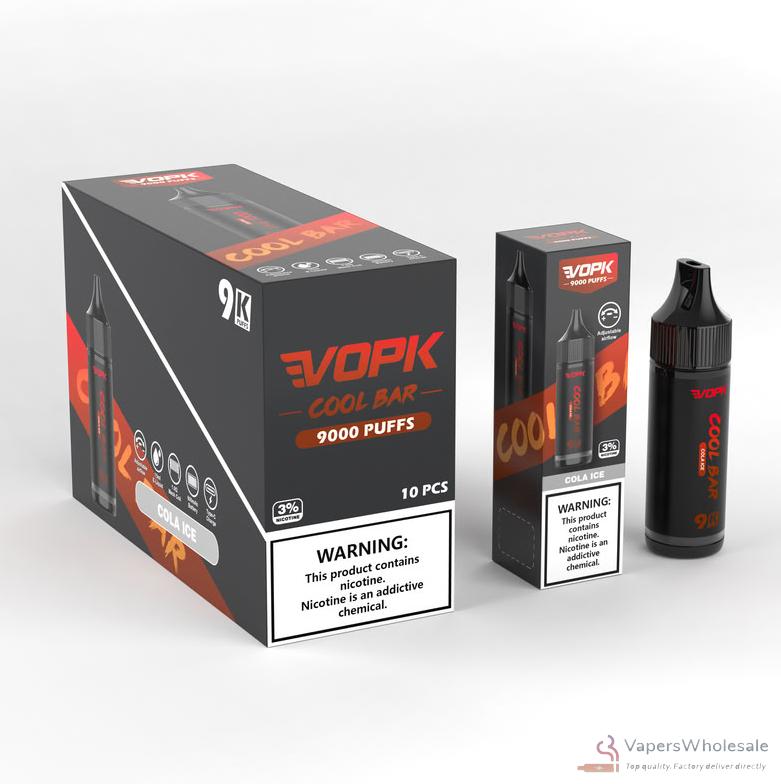VOPK Cool Bar 9000 Caneta Vape Descartável | 9000 Puffs & 10 Sabores
