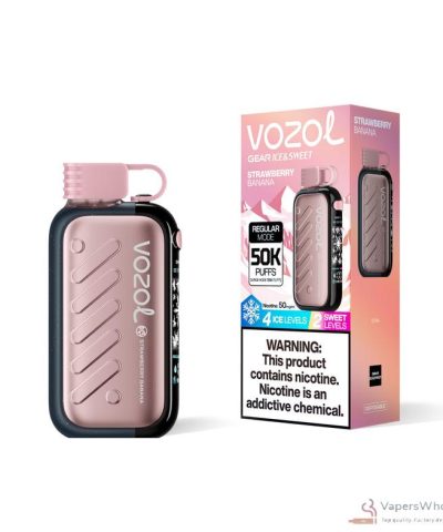 Vozol Rave 50K Vape descartável - 50.000 baforadas, recarregável, bobinas de malha dupla