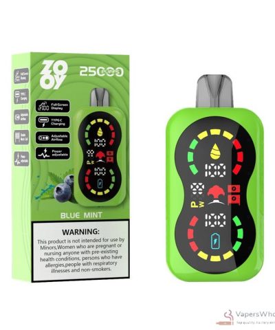 Zooy Blaze 25000 Disposable Vape: 25K Puffs, Full Screen, Adjustable Airflowの別ビュー