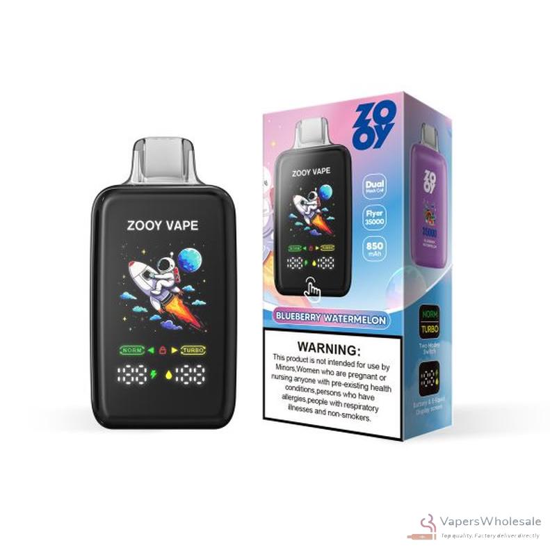 ZOOY FLYER 35000 Disposable Vape - 35K Puffs, Rechargeable, 10 Flavors - 画像3