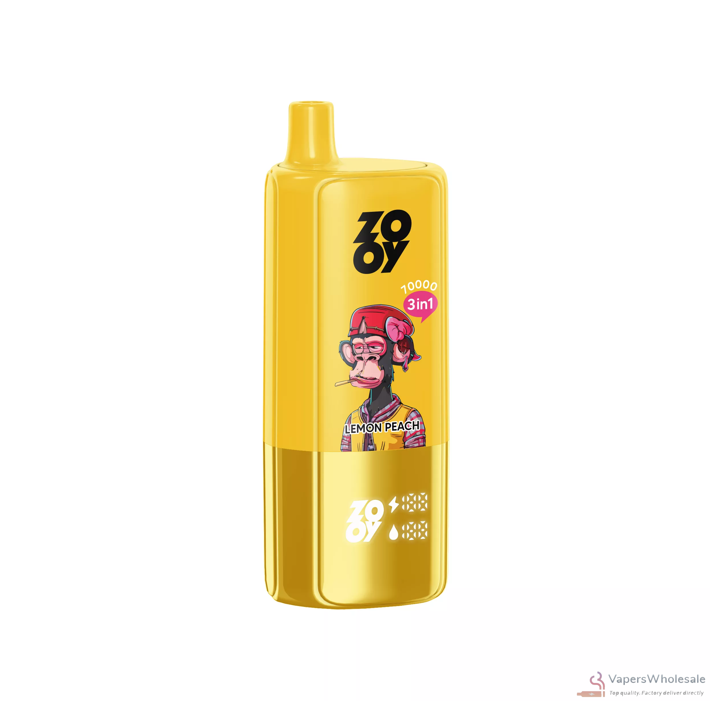 ZOOY King TRIPLE 70000: 70K Puffs Vape descartável com três sabores