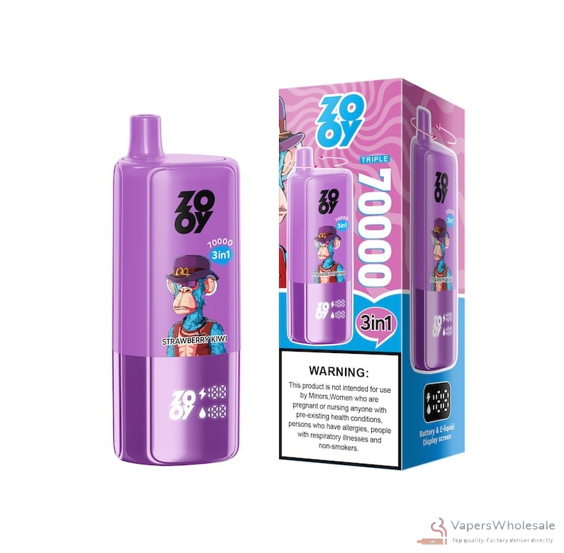 ZOOY King TRIPLE 70000: 70K Puffs Disposable Vape with Triple Flavors - Imagem 3