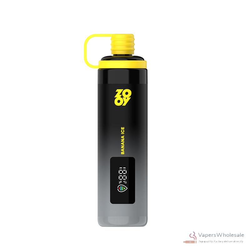 Zooy Shisha 25000 Vape jetable - 25000 bouffées, 28ml E-Liquid, Type-C Rechargeable