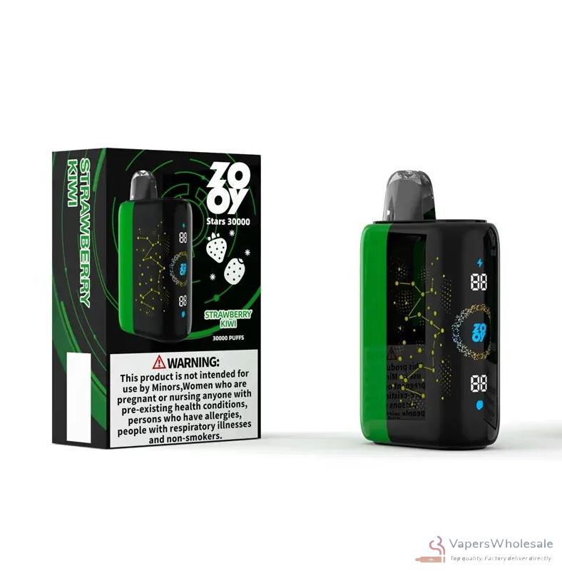 Zooy Stars 30000 Disposable Vape - 30,000 Puffs, Adjustable Airflow, Dual Mesh Coil - Billede 4