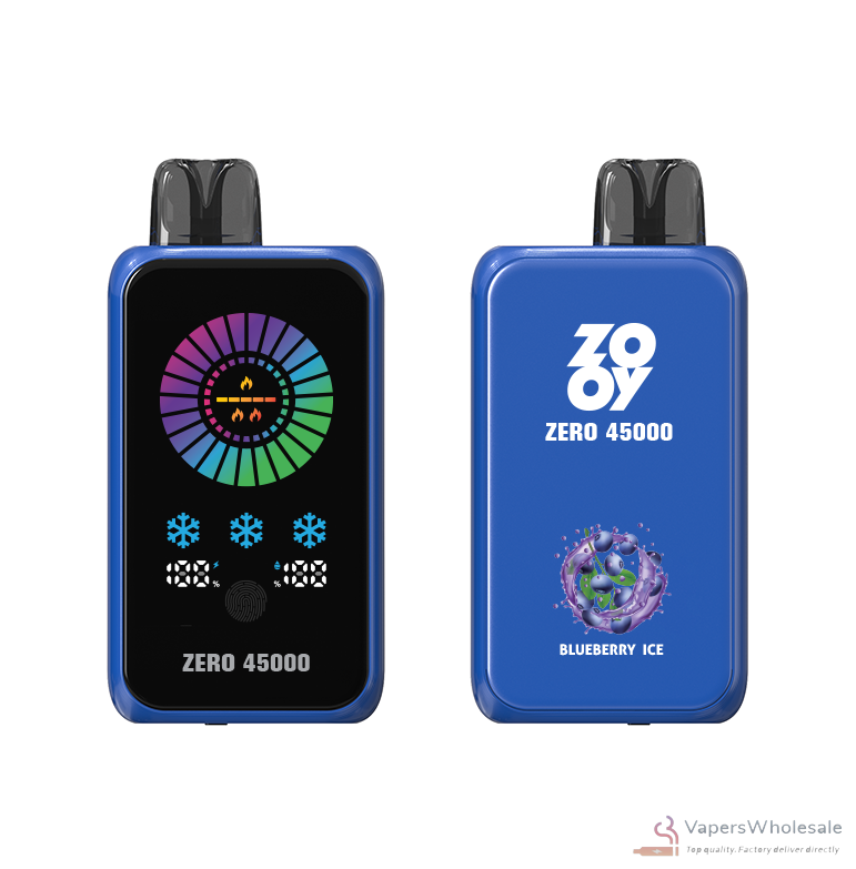 Zooy Zero 45000:調節可能なアイスニック・コントロール使い捨てVAPE